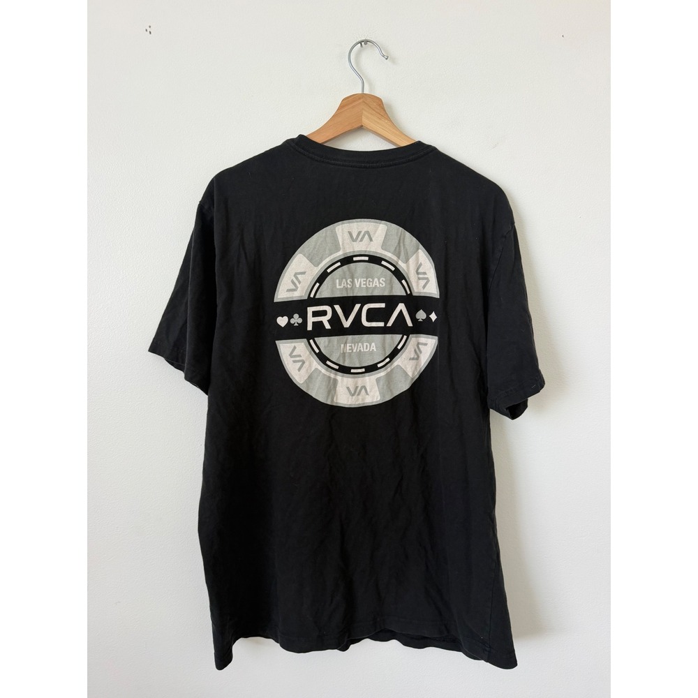 RVCA Las Vegas Graphic T-Shirt – Black – Men's XL – GUC